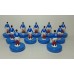 Subbuteo Andrew Table Soccer France 1934 World Cup Team on Classic Hasbro Bases